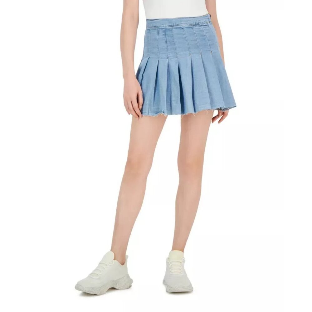 REgeneration by Celebrity Pink Star Denim Skirt Sz M